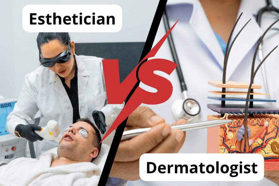 Dermatologist vs Esthetician for Acne Which One Do You Actually Need (2) (1) Dermatologist vs Esthetician for Acne: Which One Do You Actually Need?
